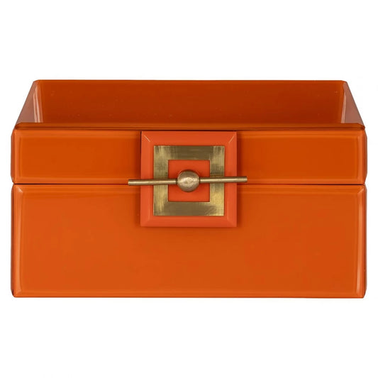Cutie bijuterii din MDF Portocaliu H10xL21cm Bodine Richmond interiors