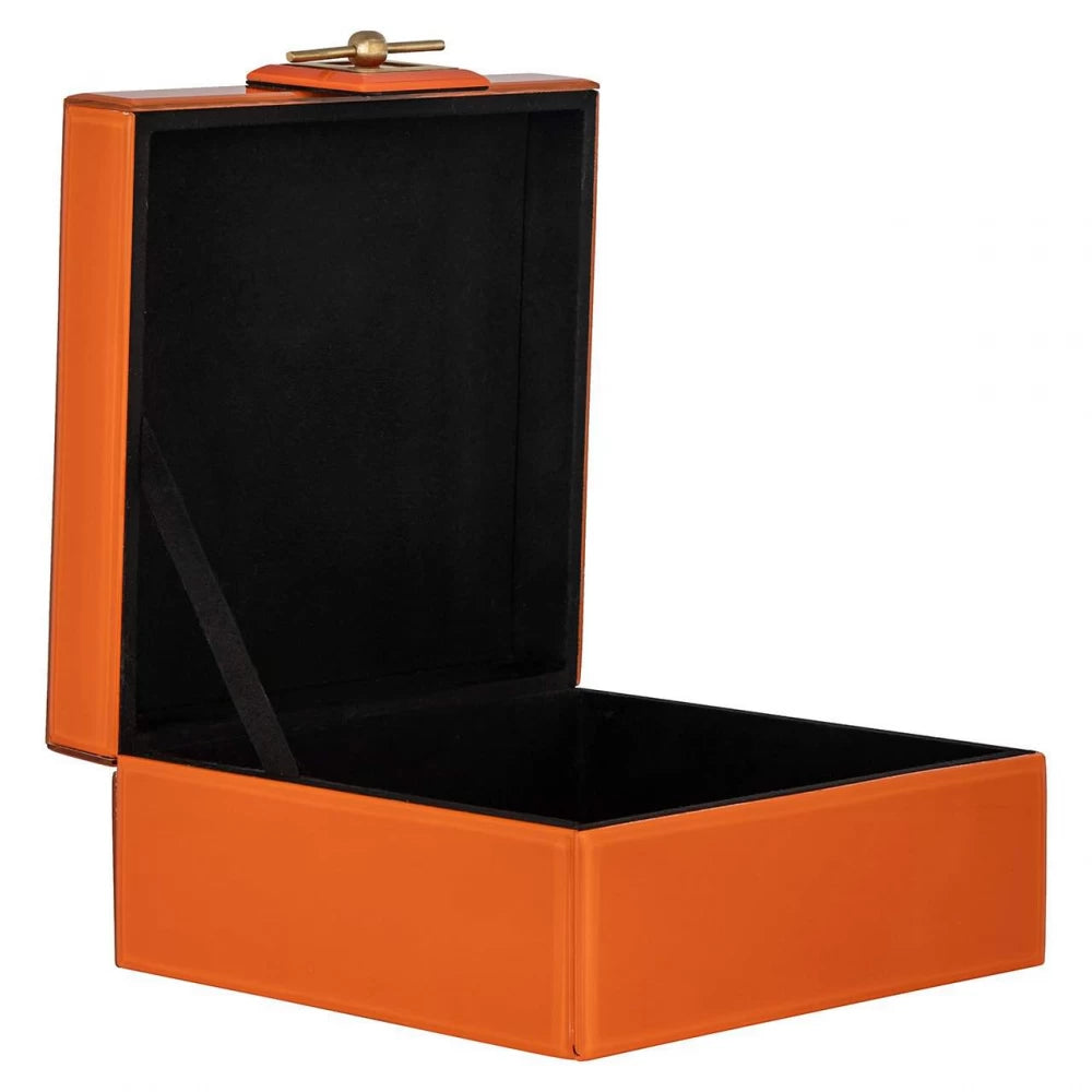 Cutie bijuterii din MDF Portocaliu H10xL21cm Bodine Richmond interiors