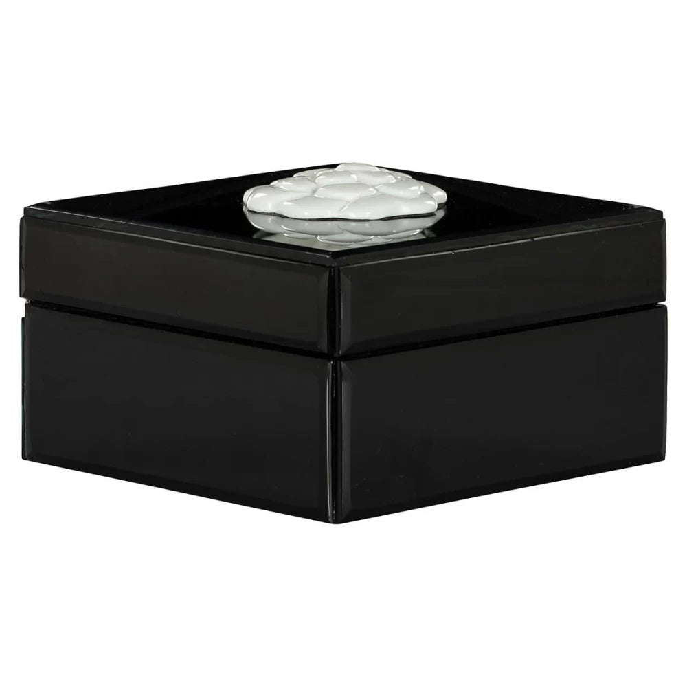 Cutie bijuterii din MDF Negru H8xL14cm Lune Richmond interiors