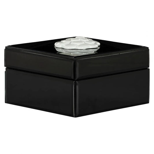 Cutie bijuterii din MDF Negru H8xL14cm Lune Richmond interiors