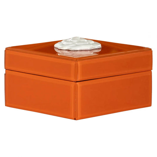 Cutie bijuterii din MDF Portocaliu H8xL14cm Lunia Richmond interiors