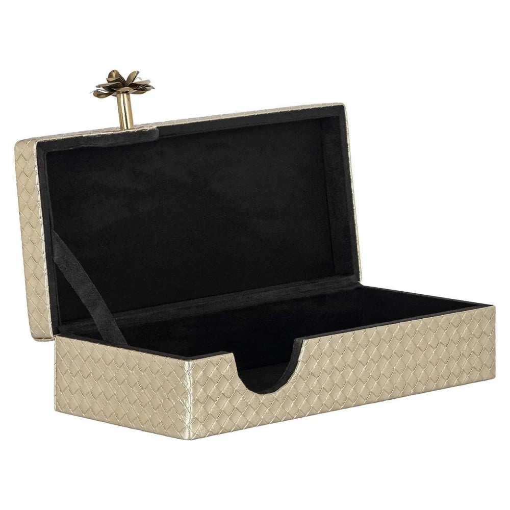 Cutie bijuterii din MDF Auriu H8xL28cm Trace small Richmond interiors