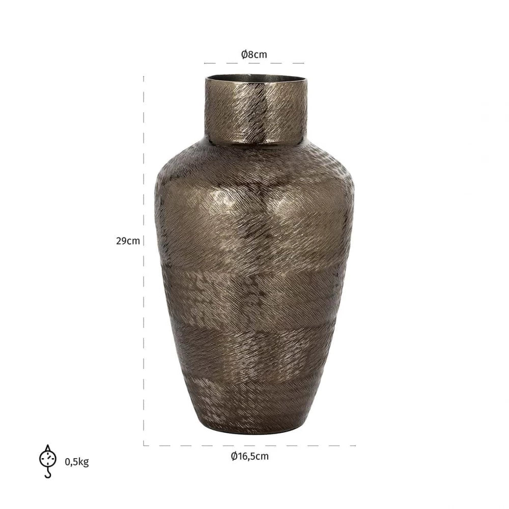 Vaza din Aluminiu Maro H29xD17cm Joah Richmond interiors