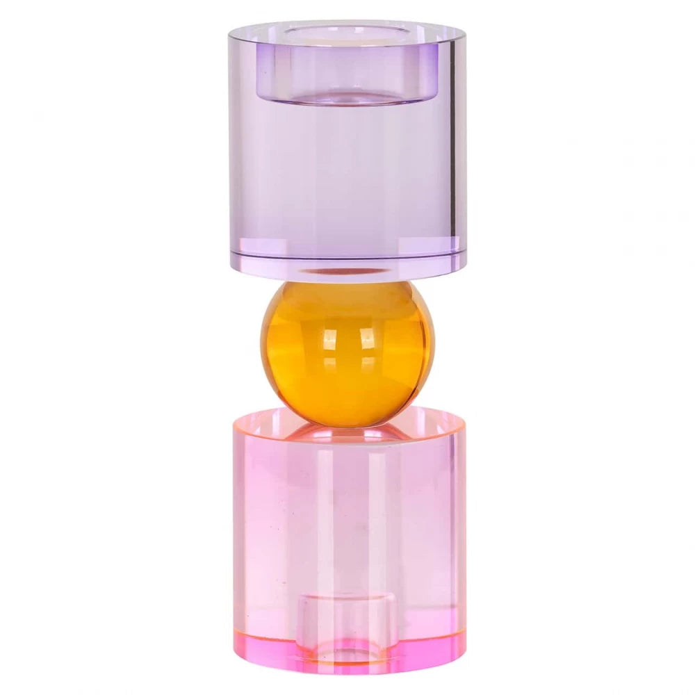 Sfesnic din Cristal Multicolor D8xH21cm Zahra big Richmond Interiors