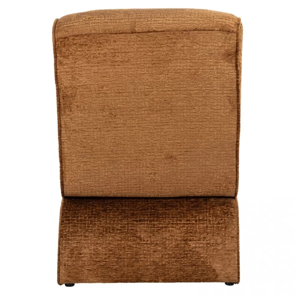 Fotoliu tapitat cu Stofa Fusion Maro cognac H84xL56.5xA90cm Frankie Richmond Interiors