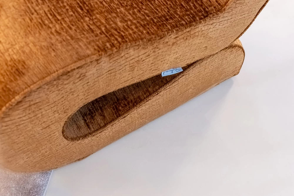 Fotoliu tapitat cu Stofa Fusion Maro cognac H84xL56.5xA90cm Frankie Richmond Interiors