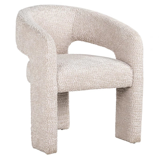 Fotoliu tapitat cu Stofa be lovely Crem H79xL64xA64cm Belle Richmond Interiors