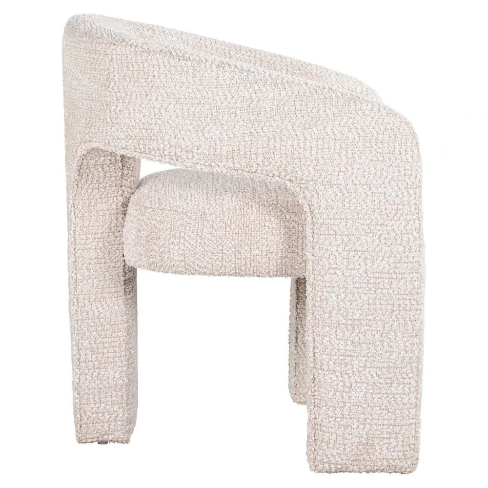 Fotoliu tapitat cu Stofa be lovely Crem H79xL64xA64cm Belle Richmond Interiors