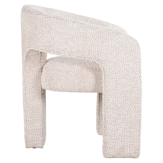 Fotoliu tapitat cu Stofa be lovely Crem H79xL64xA64cm Belle Richmond Interiors