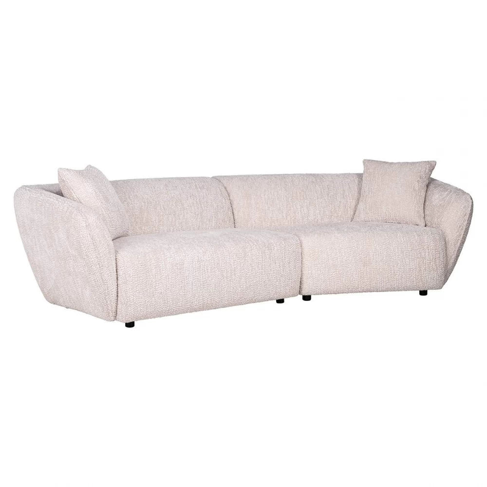 Canapea fixa de 2 locuri tapitat cu Stofa Be lovely Crem L282cm Armand Richmond Interiors