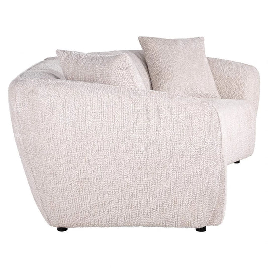 Canapea fixa de 2 locuri tapitat cu Stofa Be lovely Crem L282cm Armand Richmond Interiors