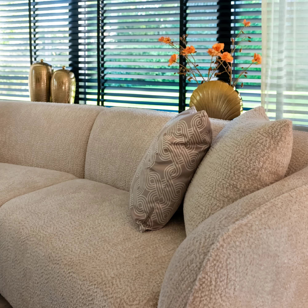 Canapea fixa de 2 locuri tapitat cu Stofa Be lovely Crem L282cm Armand Richmond Interiors
