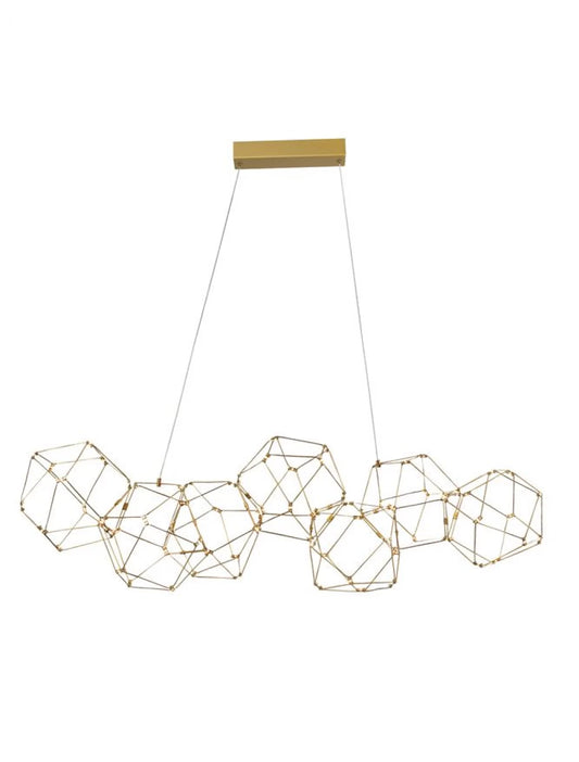 Lustra din Metal Auriu H120xL108cm IP20 33W 2711lm 3000k NEBULA