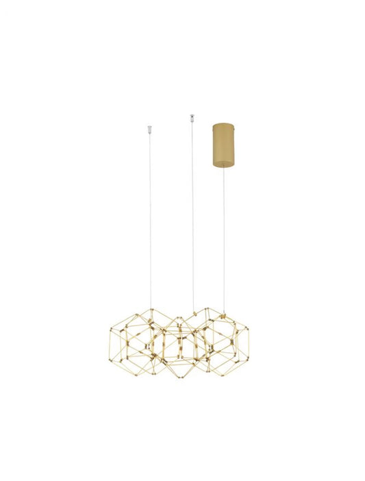 Lustra din Metal Auriu H150xL49cm IP20 21W 1633lm 3000k NEBULA