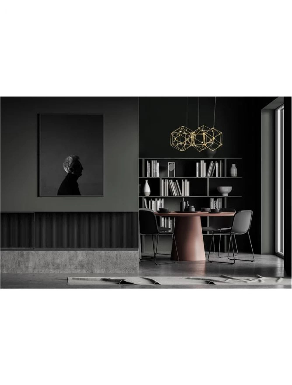 Lustra din Metal Auriu H150xL49cm IP20 21W 1633lm 3000k NEBULA