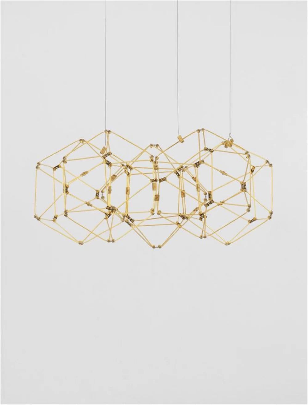Lustra din Metal Auriu H150xL49cm IP20 21W 1633lm 3000k NEBULA