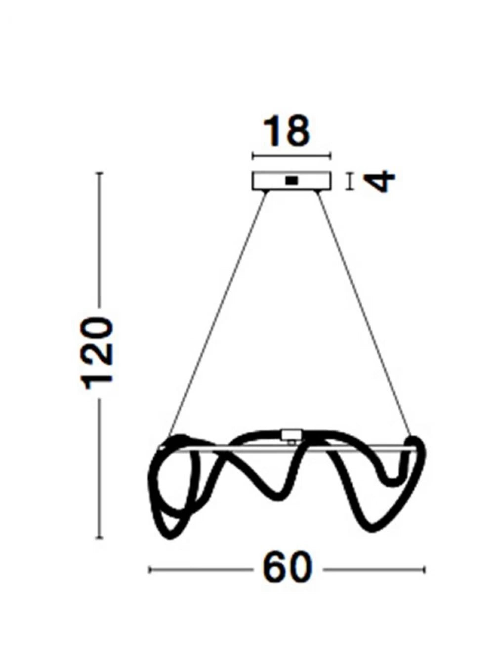 Lustra structura din Metal Auriu si abajur din Silicon Alb H120xL60cm IP20 34W 2271lm 3000k CERELIA