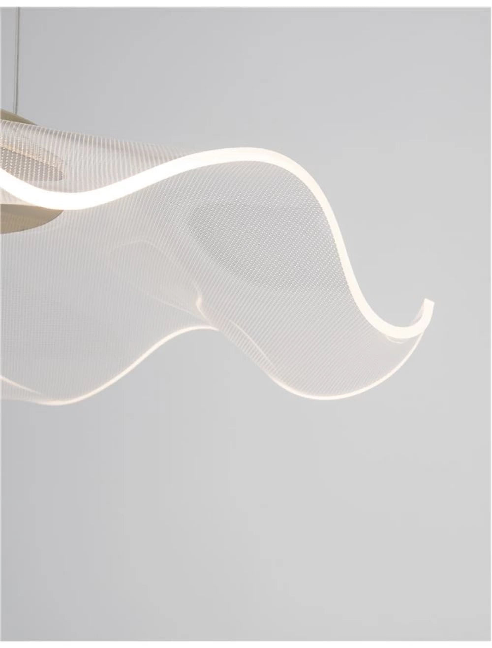 Lustra structura din Aluminiu Auriu si abajur din Acrilic Transparent H150xL50cm IP20 15W 1296lm 3000k SIDERNO