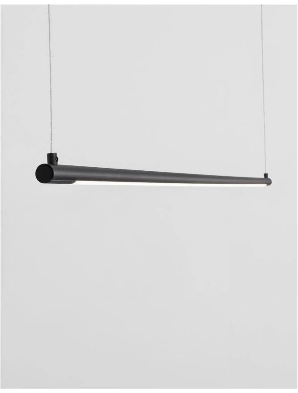 Lustra din Aluminiu Negru H150xL120cm IP20 20W 677lm 3000k ELETTRA