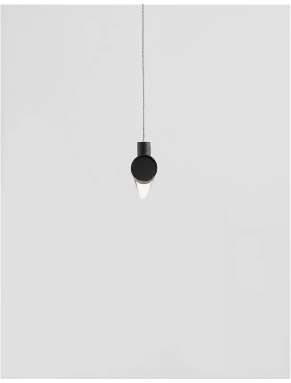 Lustra din Aluminiu Negru H150xL120cm IP20 20W 677lm 3000k ELETTRA