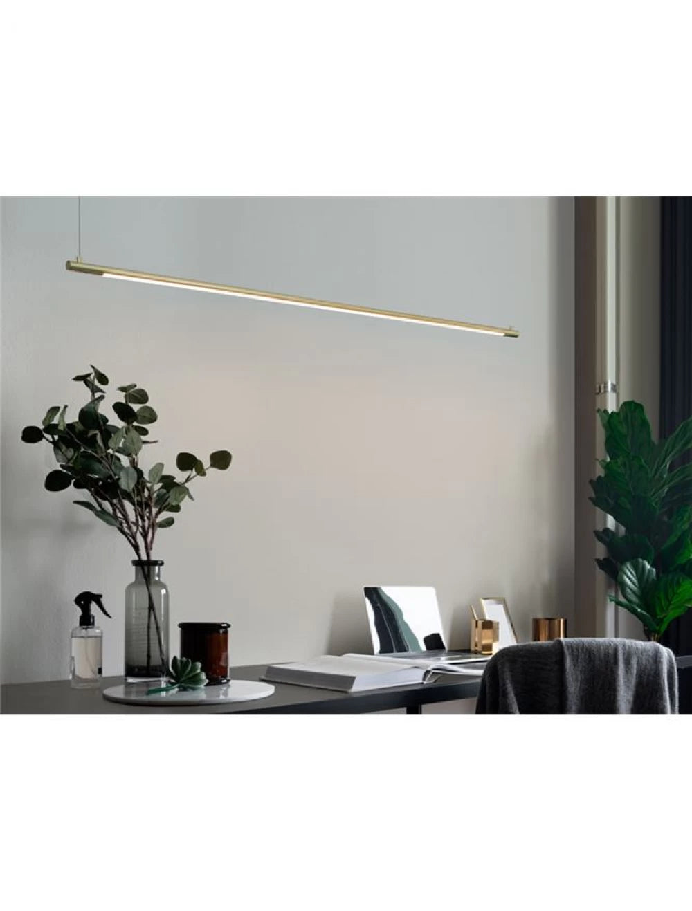 Lustra din Aluminiu Auriu H150xL120cm IP20 20W 677lm 3000k ELETTRA