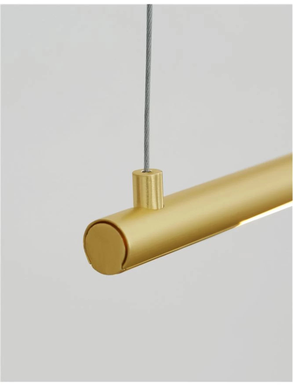 Lustra din Aluminiu Auriu H150xL120cm IP20 20W 677lm 3000k ELETTRA