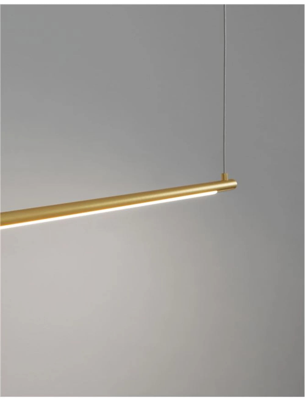 Lustra din Aluminiu Auriu H150xL120cm IP20 20W 677lm 3000k ELETTRA