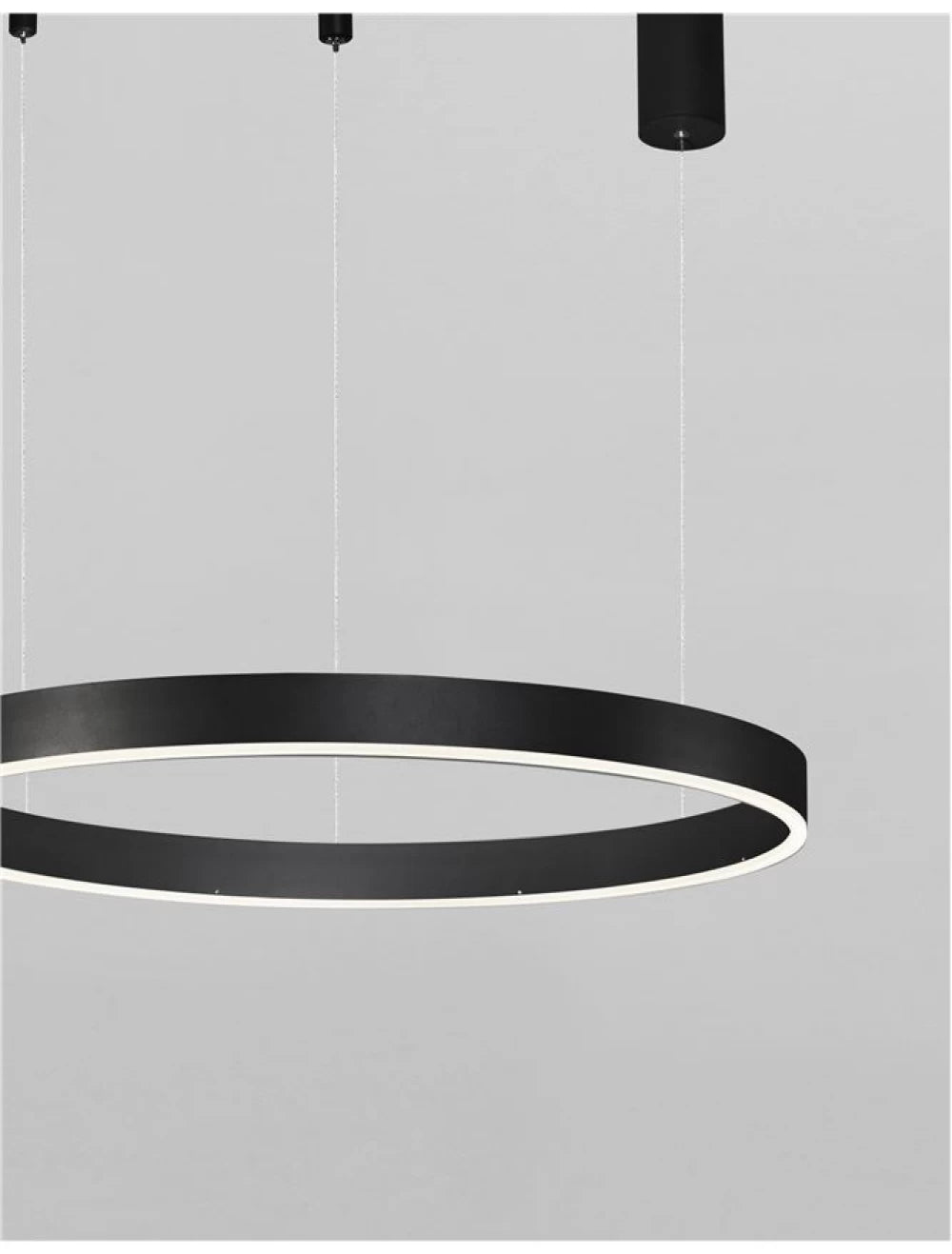 Lustra din Aluminiu Negru H200xL60cm IP20 40W 2943lm 3000k MOTIF