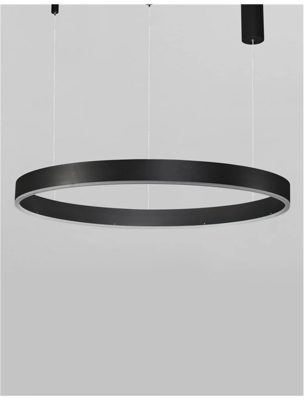 Lustra din Aluminiu Negru H200xL80cm IP20 50W 3684lm 3000k MOTIF