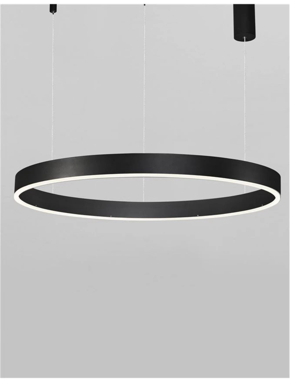 Lustra din Aluminiu Negru H200xL80cm IP20 50W 3684lm 3000k MOTIF