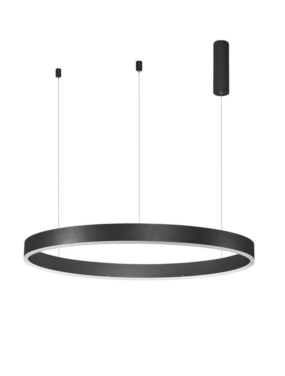 Lustra din Aluminiu Negru H150xL100cm IP20 60W 3800lm 3000k MOTIF