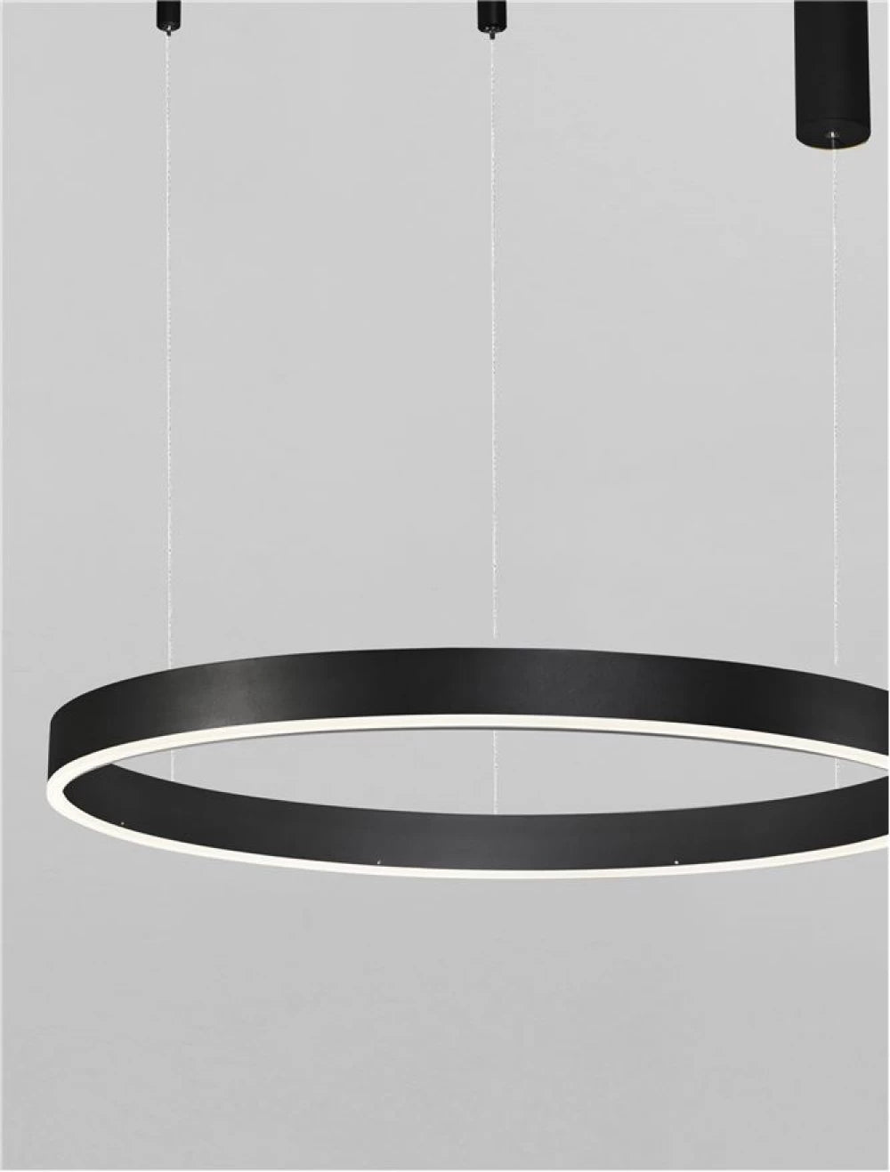 Lustra din Aluminiu Negru H200xL100cm IP20 60W 3800lm 2700-6000k MOTIF
