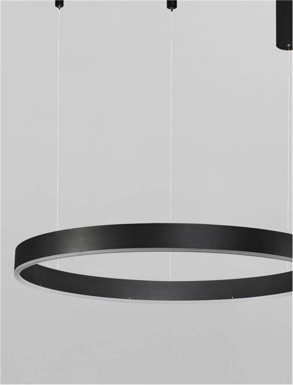 Lustra din Aluminiu Negru H200xL100cm IP20 60W 3800lm 2700-6000k MOTIF