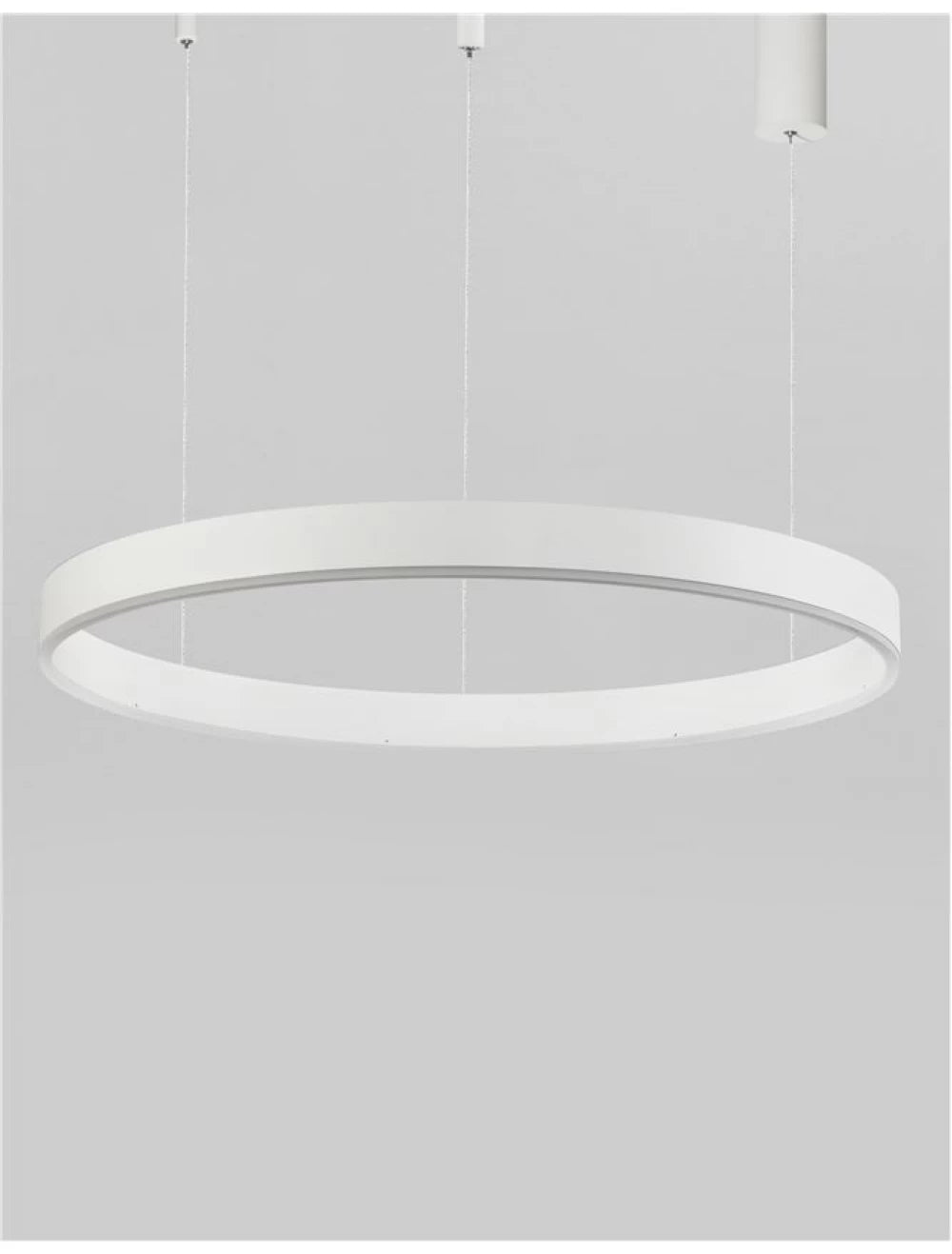 Lustra structura din Aluminiu Alb si abajur din Acrilic H200xL80cm IP20 50W 3684lm 3000k MOTIF