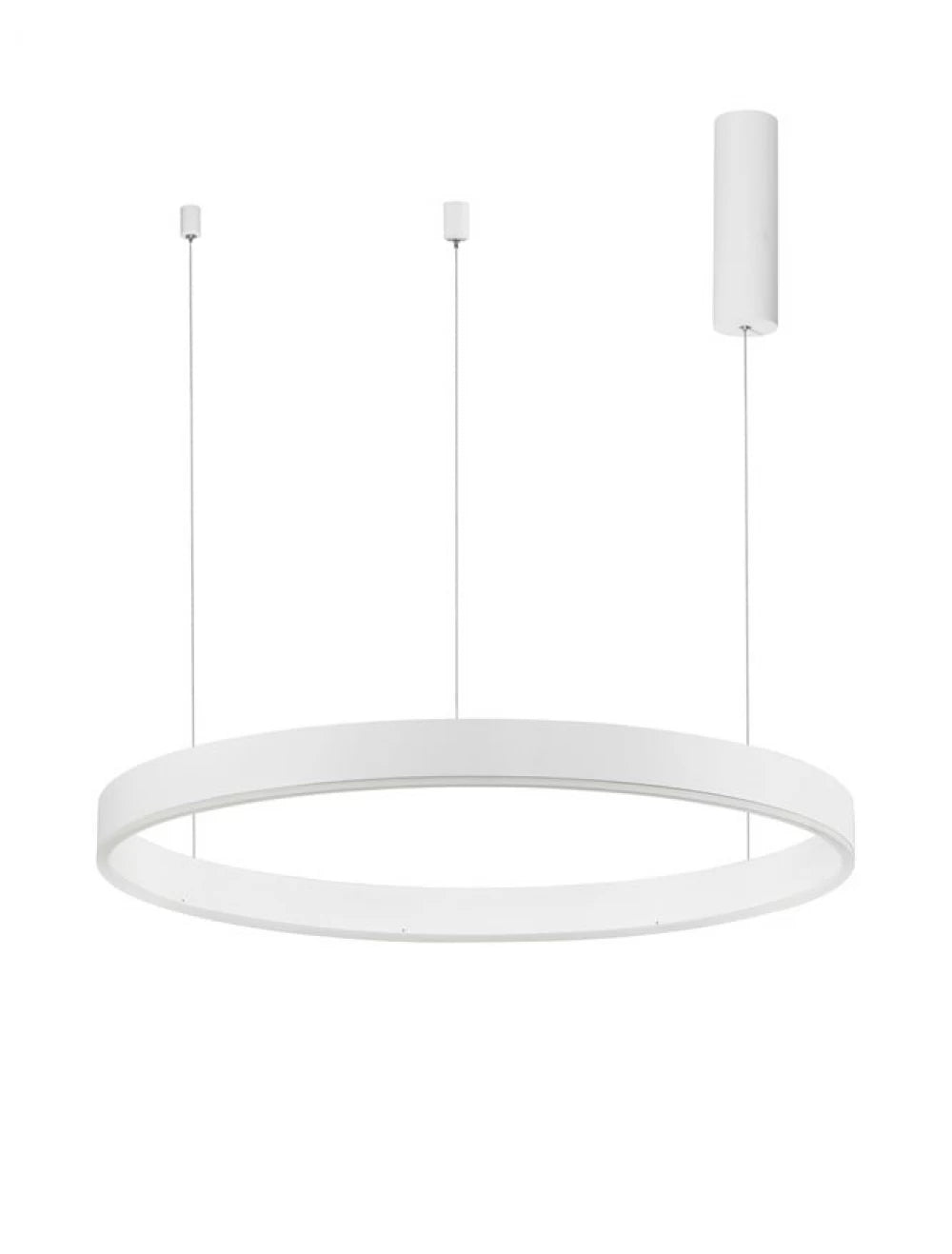 Lustra structura din Aluminiu Alb si abajur din Acrilic H200xL80cm IP20 50W 3684lm 2700-6000k MOTIF