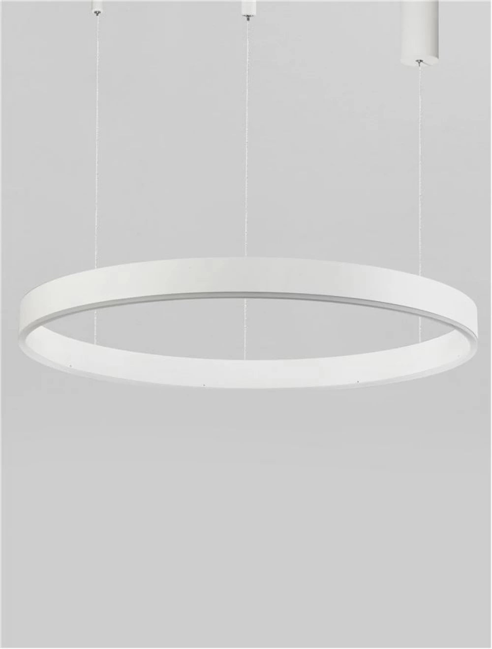 Lustra structura din Aluminiu Alb si abajur din Acrilic H200xL80cm IP20 50W 3684lm 2700-6000k MOTIF