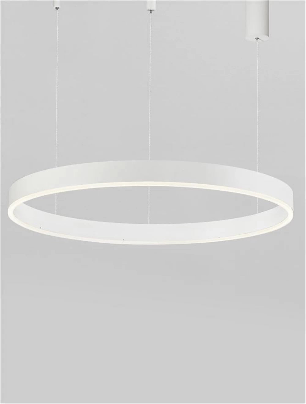 Lustra structura din Aluminiu Alb si abajur din Acrilic H200xL80cm IP20 50W 3684lm 2700-6000k MOTIF