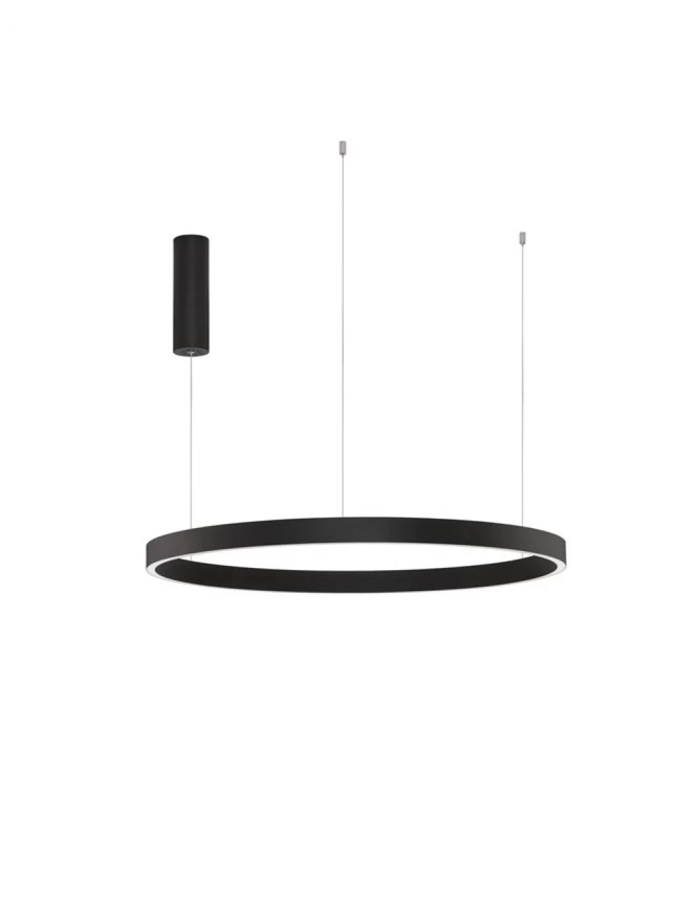 Lustra din Aluminiu Negru H150xL80cm IP20 77W 3326lm 3000k ELOWEN