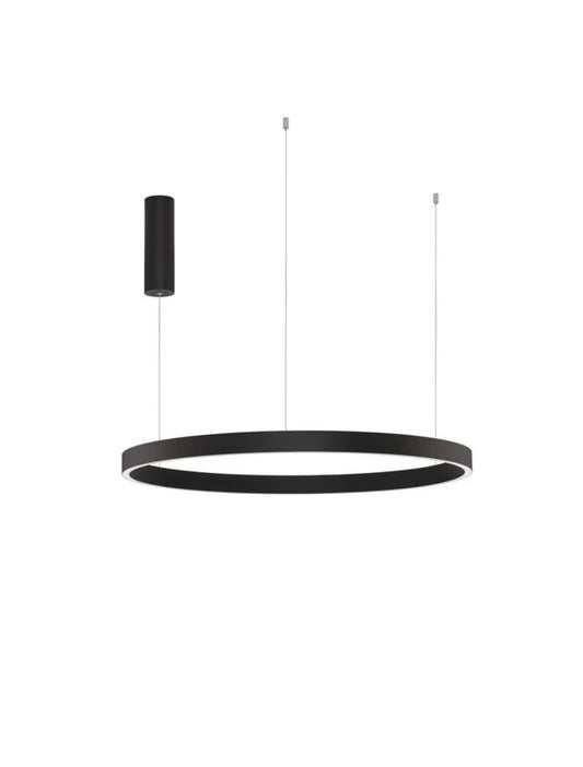 Lustra din Aluminiu Negru H150xL80cm IP20 77W 3326lm 3000k ELOWEN