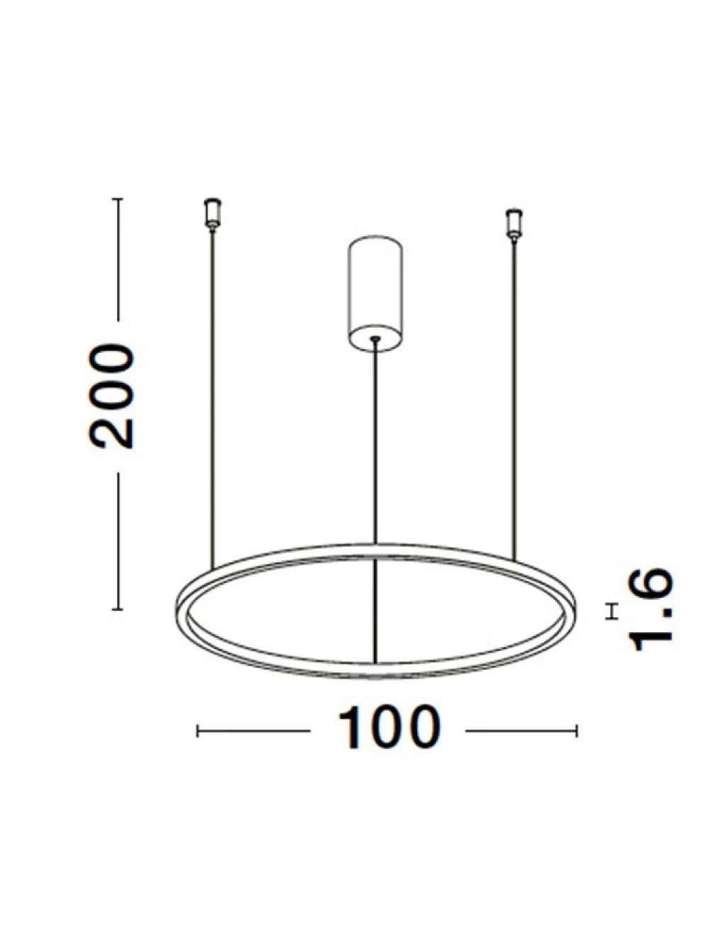 Lustra structura din Aluminiu Auriu si abajur din Acrilic Alb H200xL100cm IP20 59W 2144lm 3000k TARQUIN