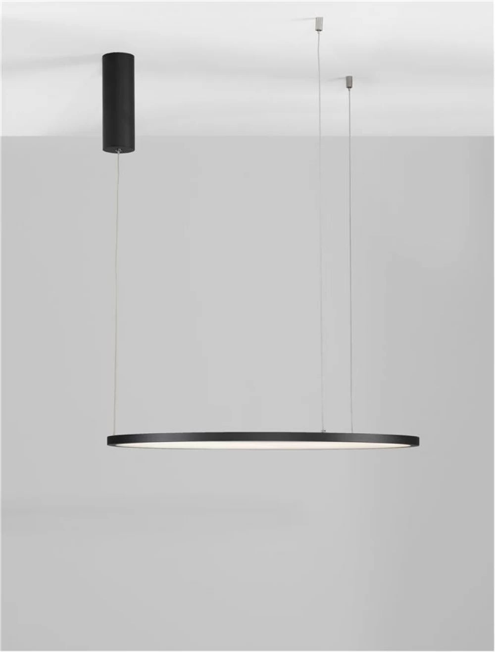 Lustra din Aluminiu Negru H200xL60cm IP20 37W 1274lm 3000k TARQUIN