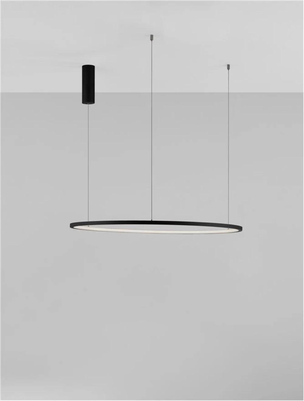 Lustra din Aluminiu Negru H200xL80cm IP20 46W 1708lm 3000k TARQUIN