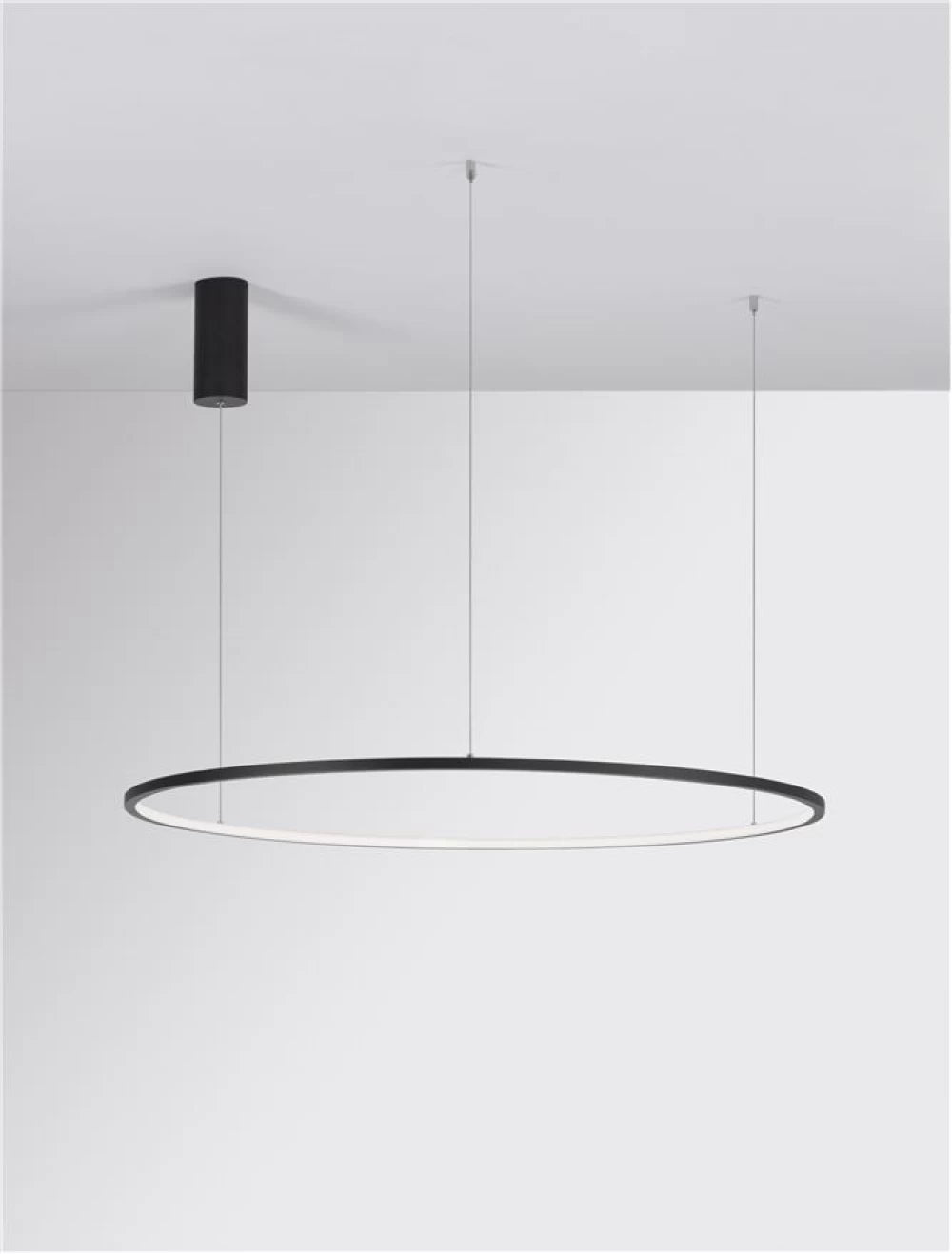 Lustra din Aluminiu Negru H200xL100cm IP20 59W 2144lm 3000k TARQUIN