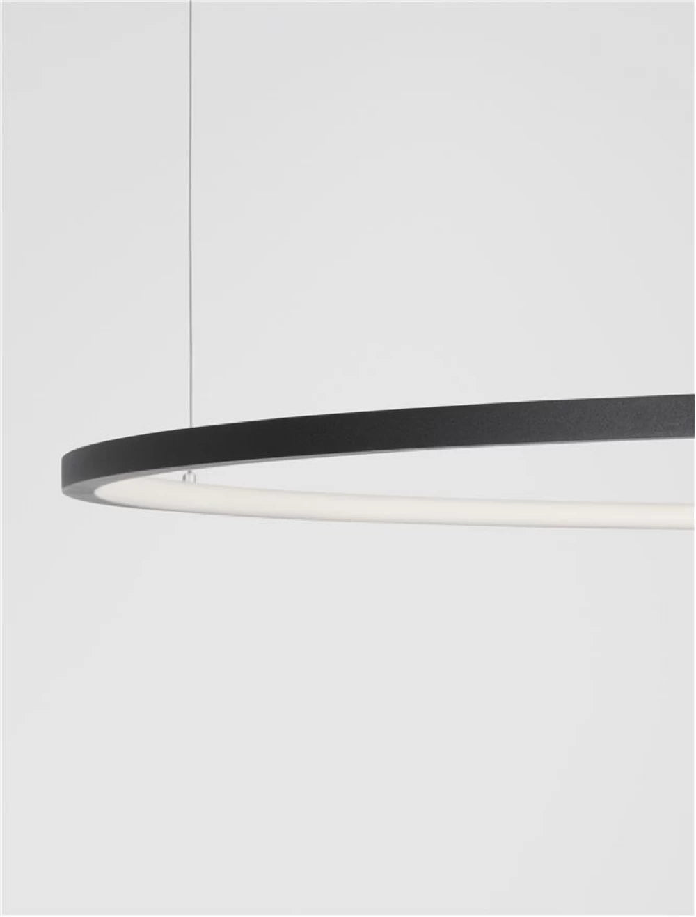 Lustra din Aluminiu Negru H200xL100cm IP20 59W 2144lm 3000k TARQUIN