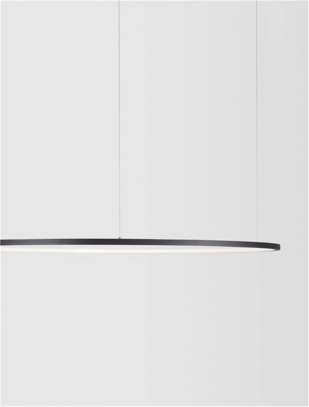 Lustra din Aluminiu Negru H200xL100cm IP20 59W 2144lm 3000k TARQUIN