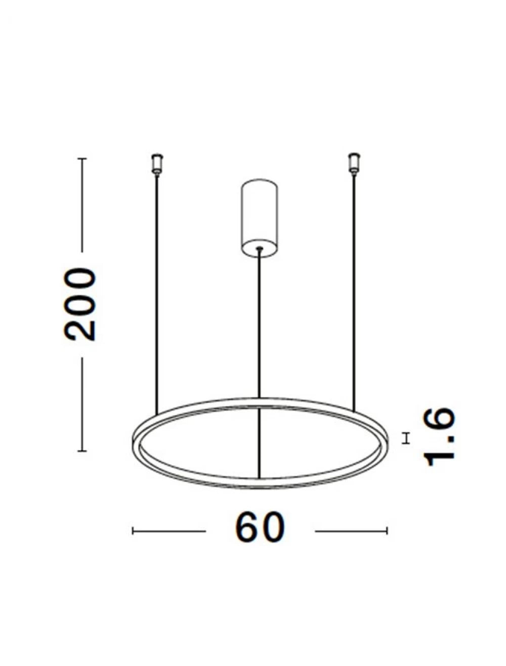 Lustra structura din Aluminiu Argintiu si abajur din Acrilic Alb H200xL60cm IP20 37W 1274lm 3000k TARQUIN
