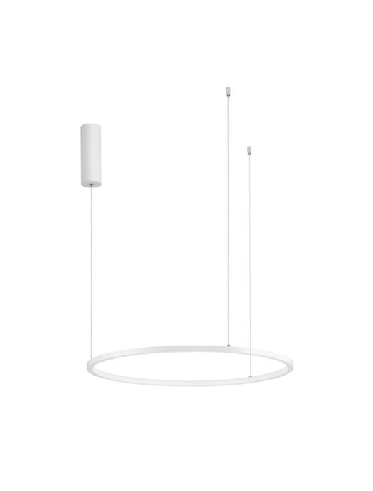 Lustra structura din Aluminiu Alb si abajur din Acrilic  H200xL60cm IP20 37W 1274lm 3000k TARQUIN