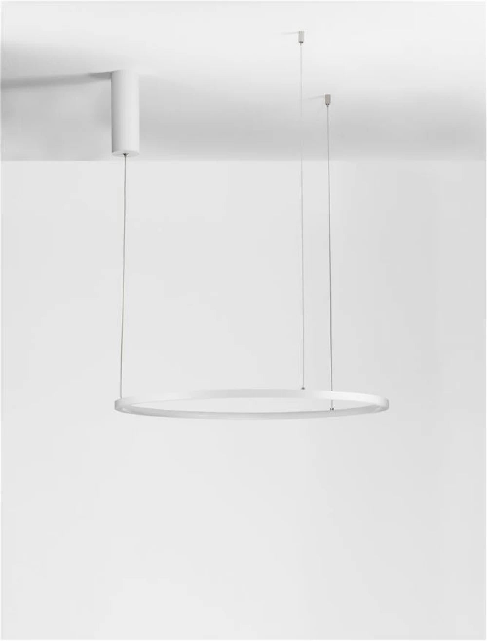 Lustra structura din Aluminiu Alb si abajur din Acrilic  H200xL60cm IP20 37W 1274lm 3000k TARQUIN