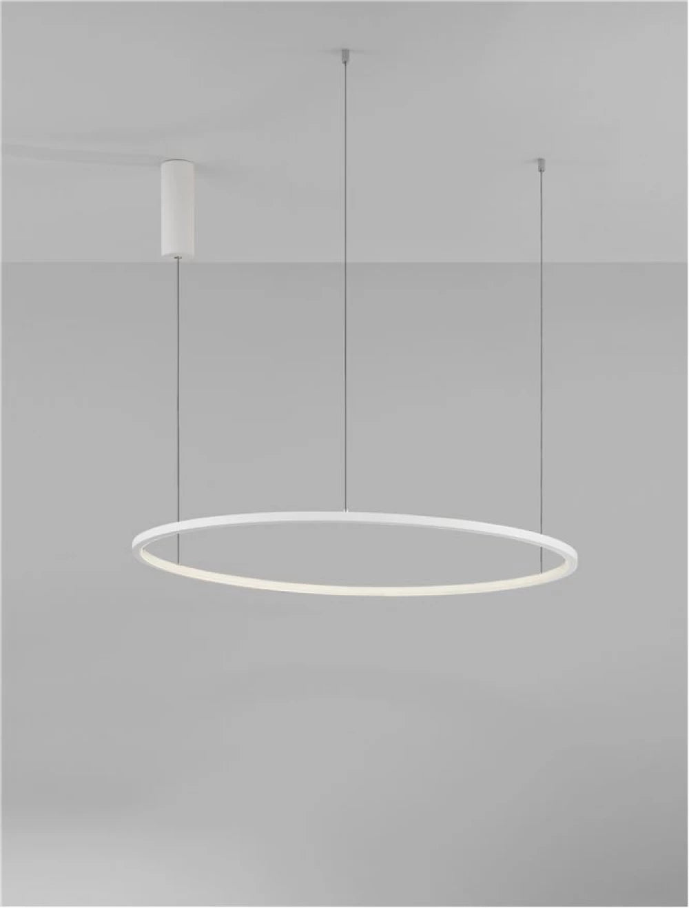 Lustra structura din Aluminiu Alb si abajur din Acrilic  H200xL80cm IP20 46W 1708lm 3000k TARQUIN