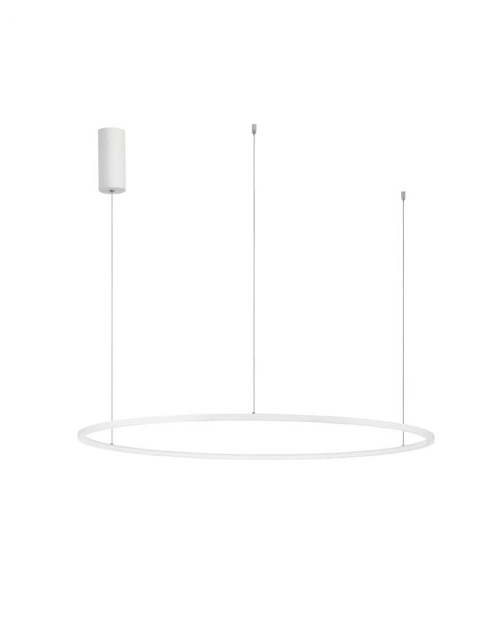 Lustra structura din Aluminiu Alb si abajur din Acrilic  H200xL100cm IP20 59W 2144lm 3000k TARQUIN